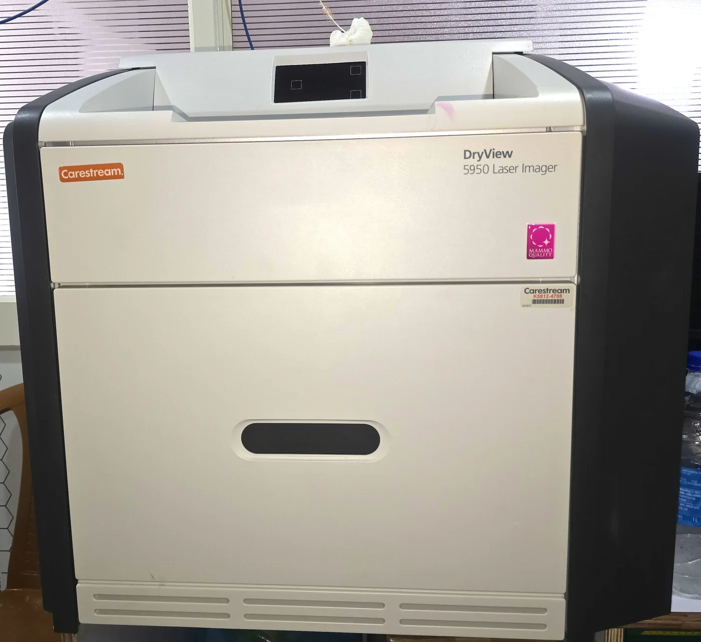 The Carestream DryView 5950 laser imager that prints the X-ray films